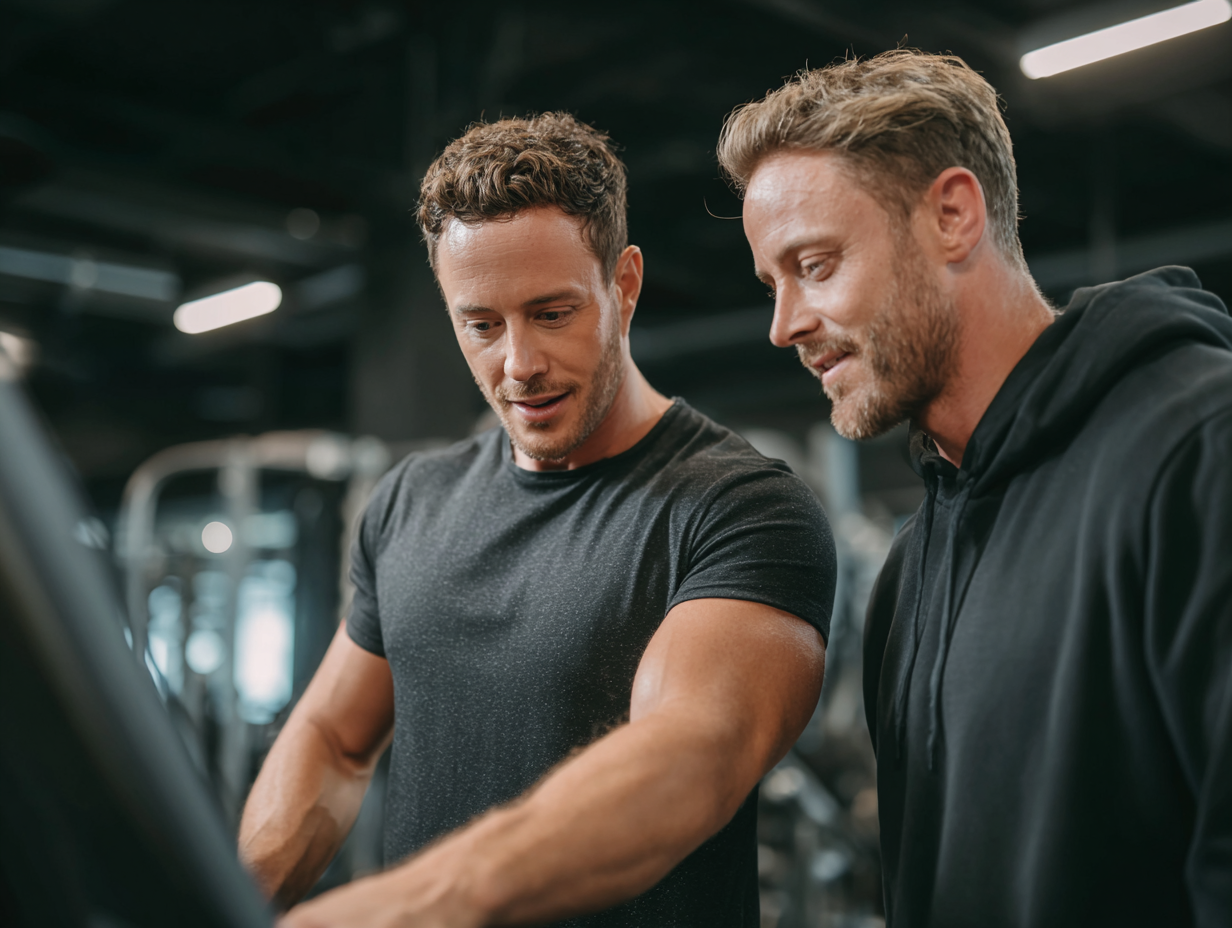 Група людей різного віку займається фітнесом разом